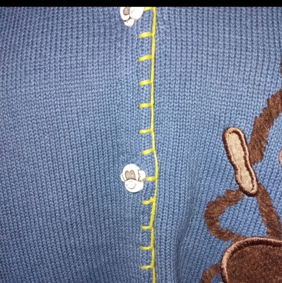 VINTAGE wool blend monkey vest - Picture 4 of 9